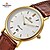 cheap Dress Classic Watches-Men&#039;s Dress Watch Quartz Japanese Quartz 30 m Leather Band Analog Black / Brown - 5 6 Rose Gold / Stainless Steel