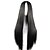 abordables Perruques de déguisement-Perruque de cosplay Perruque Synthétique Perruques de Déguisement Droit Coupe Asymétrique Perruque Long Noir Cheveux Synthétiques Femme Ligne de Cheveux Naturelle Noir