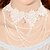 abordables Colliers-Collier Chaîne Femme Blanc Mode Colliers Tendance Bijoux pour Mariage Occasion spéciale Anniversaire Cadeau Quotidien Fiançailles