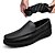 cheap Men&#039;s Slip-ons &amp; Loafers-Men&#039;s Leather Shoes Leather Spring / Fall Loafers &amp; Slip-Ons Black / Brown