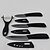 billige Bestikk-4 Pieces Black Bladed Ceramic Knife Set 3&#039;&#039;/4&#039;&#039;/5&#039;&#039;Kitchen Knife with Covers and Peeler Set