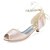 cheap Wedding Shoes-Women&#039;s Wedding Shoes Wedding Heels Bridal Shoes Low Heel Wedding Satin Spring Summer White Champagne Silver