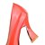 olcso Női magas sarkú cipők-Női Szintetikus Tavasz / Nyár / Ősz Magasított talpú Tűsarok Csokor Bézs / Piros / Rózsaszín / Ruha