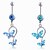 cheap Body Jewelry-Women&#039;s Body Jewelry Navel Ring / Belly Piercing Crystal Pink / Green / Blue Fashion Crystal Costume Jewelry For Daily / Casual Summer