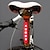 baratos Luzes de Bicicleta &amp; Refletores-Luzes de Bicicleta Lâmpadas LED Luz Traseira Para Bicicleta Laser LED - Ciclismo Luz LED Cores Variáveis Atenção Laser 400 Lumens USB