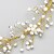 お買い得  結婚式のかぶと-模造真珠のラインストーン合金のヘッドバンドヘッドピースのエレガントなスタイル