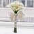 Χαμηλού Κόστους Λουλούδια Γάμου-Λουλούδια Γάμου Μπουκέτα Γάμου Χάντρες / Πολυεστέρας / Αφρός 11,8 &quot; (περίπου30εκ)
