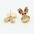 cheap Earrings-Women&#039;s Crystal Stud Earrings European Fashion 18K Gold Plated Rhinestone Gold Plated Earrings Jewelry For / Imitation Diamond / Austria Crystal