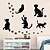billige Vægklistermærker-Dekorative Mur Klistermærker - Animal Wall Stickers Dyr / Romantik / Mode Stue / Soveværelse / Badeværelse / Vaskbar / Kan fjernes