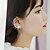 cheap Earrings-Earring Stud Earrings Jewelry Women Alloy 2pcs Silver