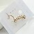 cheap Earrings-Earring Stud Earrings Jewelry Women Alloy / Cubic Zirconia / Gold Plated 1pc Gold