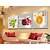 olcso Képek-nyomatok poszter konyha festészet modern fal gyümölcs print, vászon 3db / szett (keret nélkül)