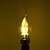 preiswerte Leuchtbirnen-3W E14 LED Kerzen-Glühbirnen CA35 3 SMD 250-300 lm Warmes Weiß Dekorativ AC 85-265 V 5 Stück