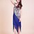 cheap Latin Dancewear-Latin Dance Dress Sequin Tassel Women&#039;s Training Performance Sleeveless Polyester