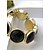 cheap Bracelets-Sapphire Black Gemstone Bracelet Bangles Unique Design Work Casual Vintage Fashion Gemstone Bracelet Jewelry Screen Color For Party Gift Valentine