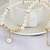 cheap Jewelry Sets-Jewelry Set - Pearl, Cubic Zirconia Vintage, Party, Casual Include Gold / White For Party / Earrings / Necklace