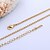 cheap Necklaces-Fashion Snake Shape White Gold Plated Copper Alloy Rolo Chain Necklace(Gold,Rose Gold,White Gold)(1Pc)