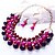 abordables Collares-Mujer Collares Declaración - Importante Morado, Arco iris Gargantillas Joyas Para Fiesta