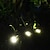cheap Pathway Lights &amp; Lanterns-2 LEDs Garden Light Outdoor Lighting Warm White Rechargeable / Decorative Battery