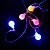 cheap LED String Lights-String Lights 50 LEDs Dip Led Multi Color Party / Decorative / Linkable 220-240 V 1pc / IP44