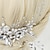 お買い得  結婚式のかぶと-人造真珠 / ラインストーン / 合金 ヘアコンビ ととも​​に 1 結婚式 / パーティー かぶと