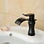 cheap Bathroom Sink Faucets-Bathroom Sink Faucet - Waterfall Oil-rubbed Bronze Widespread One Hole / Single Handle One HoleBath Taps