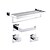 cheap Bathroom Accessory Set-Bathroom Accessory Set / Towel Bar / Toilet Paper Holder Contemporary Stainless Steel 4pcs - Bathroom / Hotel bath Double Wall Mounted