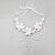 cheap Necklaces-Clear Crystal Drop Imitation Pearl Alloy Clear Necklace Jewelry For Wedding Anniversary Birthday Gift Engagement