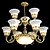 cheap Chandeliers-Vintage Traditional/Classic Retro Chandelier Bulb Not Included Candle Style Ambient Light