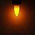 preiswerte Leuchtbirnen-1pc 0.5 W LED Kerzen-Glühbirnen 30 lm E12 C35 6 LED-Perlen Dip - Leuchtdiode Dekorativ Rot Blau Gelb 100-240 V / RoHs