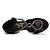 olcso Latin cipők-Női Salsa Pihe Magassarkú Professzionális Strasszkő Tűsarok Fekete 8,5 cm Szabványos méret
