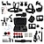 cheap Accessories For GoPro-Accessory Kit For Gopro For Action Camera Gopro 5 / Gopro 4 / Gopro 3 Diving / Surfing / Ski / Snowboard Stainless Steel / Silicone / Plastic - 37 pcs / Gopro 2 / Gopro 3+