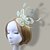 Χαμηλού Κόστους Κεφαλό Γάμου-Πέτρα &amp; κρύσταλλο / Φτερό / Σατέν Γοητευτικά / Λουλούδια / Τεμάχια Κεφαλής με Κρυσταλλάκια 1 Γάμου / Ειδική Περίσταση / Πάρτι / Βράδυ Headpiece