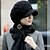 Χαμηλού Κόστους Γυναικεία καπέλα-Γυναικεία Ενεργό Τύπου bucket Σαββατοκύριακο Μονόχρωμο Μαύρο Καφέ Καπέλο / Χαριτωμένο / Χειμώνας / Καπέλο &amp; Σκούφος