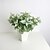 cheap Artificial Flower-11.8&quot; Six Branches Green&amp;White Hypoestes phyllostachya Artificial Plant for Decoration and Plant Wall