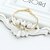 cheap Bracelets-Crystal Chain Bracelet Party Ladies Work Casual Fashion 18K Gold Plated Bracelet Jewelry Silver / Gold For Wedding Masquerade Engagement Party Prom Promise / Imitation Diamond / Rhinestone