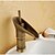 cheap Bathroom Sink Faucets-Bathroom Sink Faucet - Rotatable Antique Copper Centerset One Hole / Single Handle One HoleBath Taps