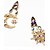 abordables Boucle d&#039;Oreille-Femme Boucle d&#039;Oreille Pendantes Dangling Dangle Lune dames Luxe Européen Mode Imitation Diamant Des boucles d&#039;oreilles Bijoux Écran couleur Pour