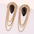 cheap Earrings-Women&#039;s Drop Earrings Drop Statement Ladies Gold Plated Earrings Jewelry Screen Color For Wedding Masquerade Engagement Party Prom Promise