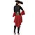 baratos Fantasias de Carnaval-Pirata Fantasias de Cosplay Festa a Fantasia Mulheres Dia Das Bruxas Carnaval Festival / Celebração Cetim Esticado Terylene Preto / Vermelho Trajes de Carnaval Retalhos