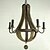 abordables Plafonniers-Ecolight™ 5 lumières 50(20&quot;) Style Bougie Lustre Bois / Bambou Bois / Bambou Finitions Peintes Rétro Vintage / Rétro / Rustique 220-240V / E12 / E14