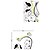 preiswerte Wand-Sticker-Dekorative Wand Sticker - Flugzeug-Wand Sticker Tiere / Romantik / Mode Wohnzimmer / Schlafzimmer / Badezimmer / Waschbar / Abziehbar
