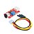 abordables Capteurs-un capteur de sons (rouge) 1 trou de borne blanche avec du fil 3pin dupont