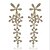 Χαμηλού Κόστους Μοδάτα Σκουλαρίκια-Κρεμαστά Σκουλαρίκια Στρας Κράμα Μοντέρνα κοσμήματα πολυτελείας Χρυσό Ασημί Κοσμήματα 2pcs