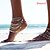 cheap Body Jewelry-Women&#039;s Anklet Barefoot Sandals Layered Bikini Multi Layer Sequins Anklet Jewelry Golden For Daily Casual