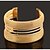 זול צמידי חפתים-צמידי חפתים וינטאג&#039; מסיבה עבודה יום יומי מתכווננת ציפוי זהב צמיד תכשיטים צבע מסך עבור
