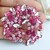 cheap Brooches-2.17 Inch Gold-tone Pink Rhinestone Crystal Flower Brooch Pendant Art Decorations