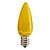 abordables Ampoules électriques-1pc 0.5 W Ampoules Bougies LED 30 lm E12 C35 6 Perles LED LED Dip Décorative Rouge Bleu Jaune 100-240 V / RoHs