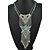 cheap Necklaces-Turquoise - Rhinestone, Turquoise Statement, Party, Casual Screen Color Necklace For