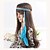 cheap Hair Jewelry-Fashion Weave Bohemian Headband,Native American,Braided Headband,Indian Headband,Hippie Headband,Feather Headband